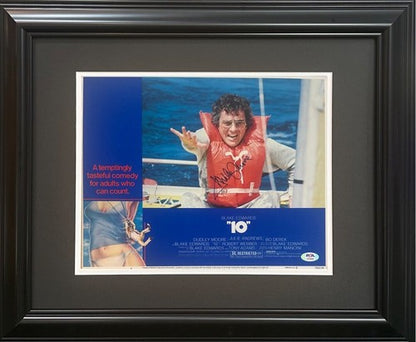 Dudley Moore Signed 11x14 Framed Photo Lobby Movie 10 Poster Rare Auto PSA COA
