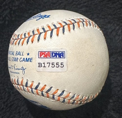 Ted Williams Signed Official 1992 All Star Game Baseball San Diego Auto Psa Loa