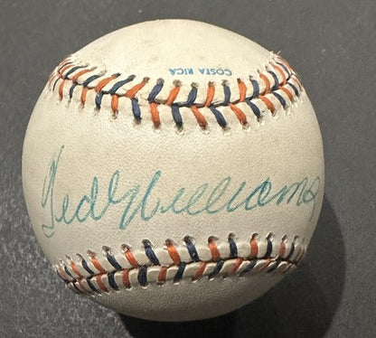 Ted Williams Signed Official 1992 All Star Game Baseball San Diego Auto Psa Loa