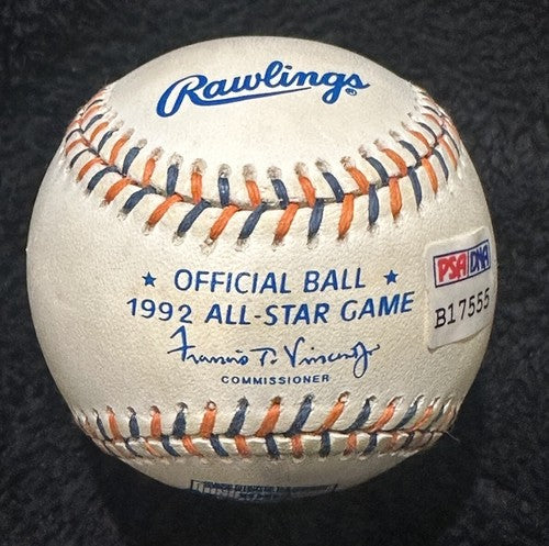 Ted Williams Signed Official 1992 All Star Game Baseball San Diego Auto Psa Loa