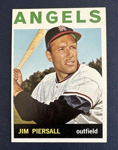 1964 Topps Hi #586 Jim Piersall  Angels Mint + Razor Sharp Beauty Crisp