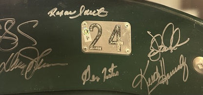 1986 WS NY Mets Signed Shea Stadium Seat Back Framed Shadowbox 26 Auto MLB COA