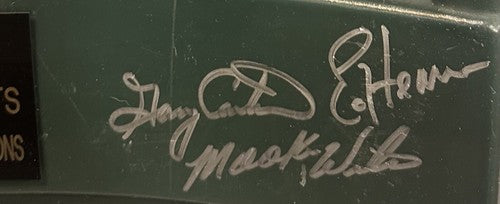 1986 WS NY Mets Signed Shea Stadium Seat Back Framed Shadowbox 26 Auto MLB COA
