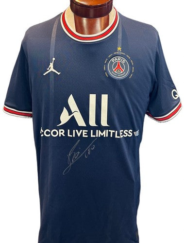 Lionel Messi Signed Paris Saint Germain Champions Authentic Jersey Fanatics Auto