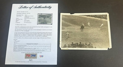 1916 BASEBALL WORLD SERIES TYPE 1 PHOTO Brooklyn RED SOX Jake Daubert Ruth Psa
