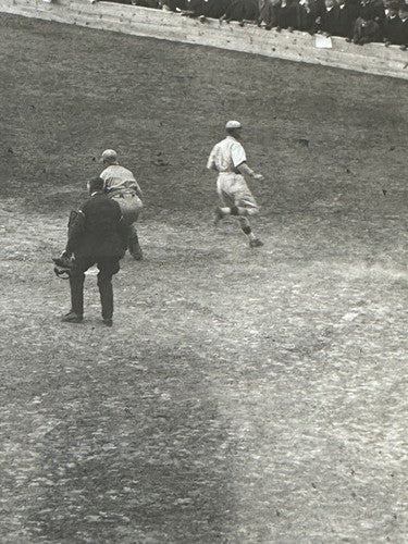 1916 BASEBALL WORLD SERIES TYPE 1 PHOTO Brooklyn RED SOX Jake Daubert Ruth Psa