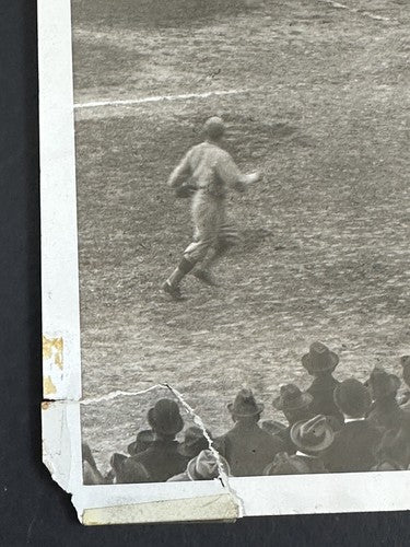 1916 BASEBALL WORLD SERIES TYPE 1 PHOTO Brooklyn RED SOX Jake Daubert Ruth Psa