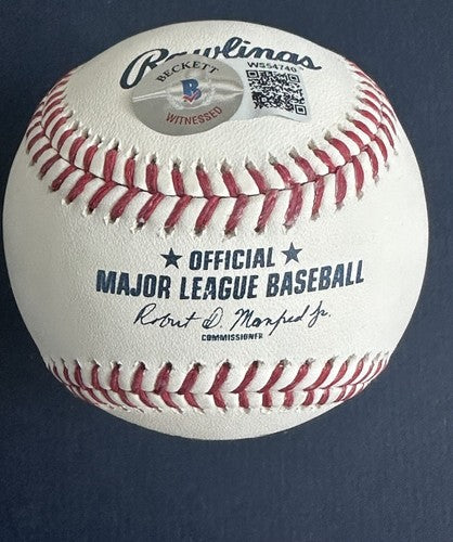 Albert Pujols Signed 700 Hr Club Logo   Baseball Mint Autograph BAS Beckett Coa