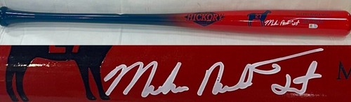 Mike Nelson Trout Signed Hickory Pro Maple MT27 Goat Model Bat Angels Auto MLB