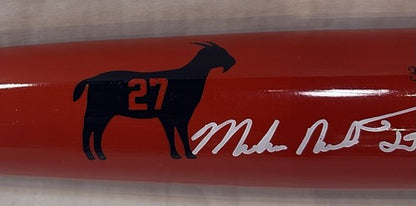 Mike Nelson Trout Signed Hickory Pro Maple MT27 Goat Model Bat Angels Auto MLB