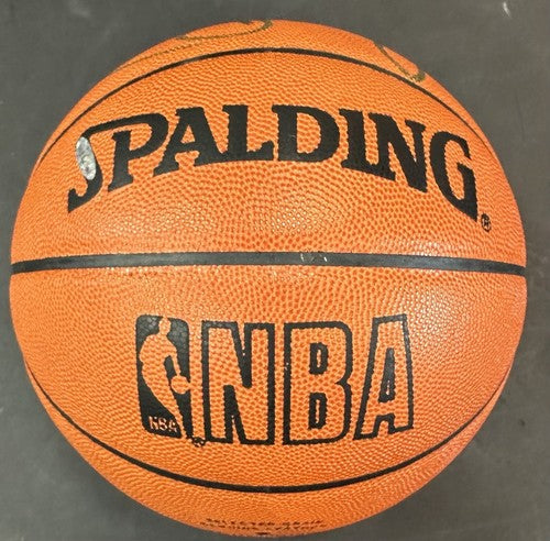Larry Bird Magic Johnson Signed Spalding NBA Game Basketball Barcelona Auto UDA