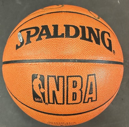 Larry Bird Magic Johnson Signed Spalding NBA Game Basketball Barcelona Auto UDA