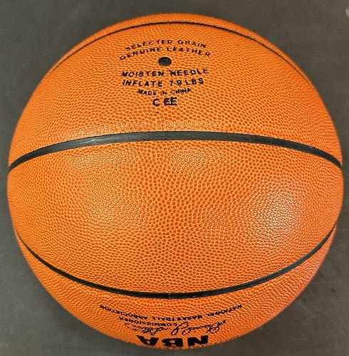 Larry Bird Magic Johnson Signed Spalding NBA Game Basketball Barcelona Auto UDA