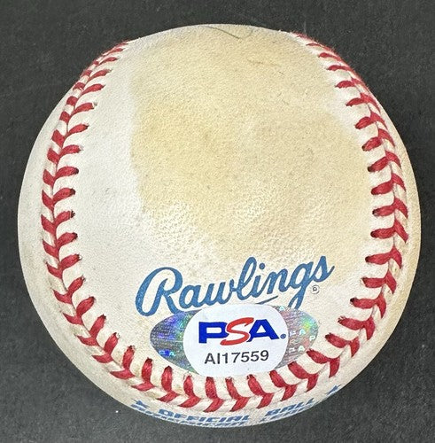 Ken Griffey Jr Signed Official AL Bobby Brown Baseball Mariners Auto Hof PSA COA
