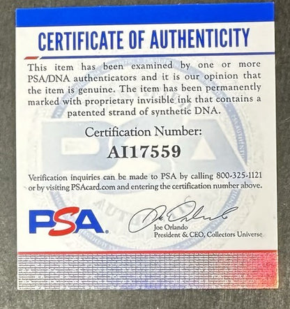 Ken Griffey Jr Signed Official AL Bobby Brown Baseball Mariners Auto Hof PSA COA