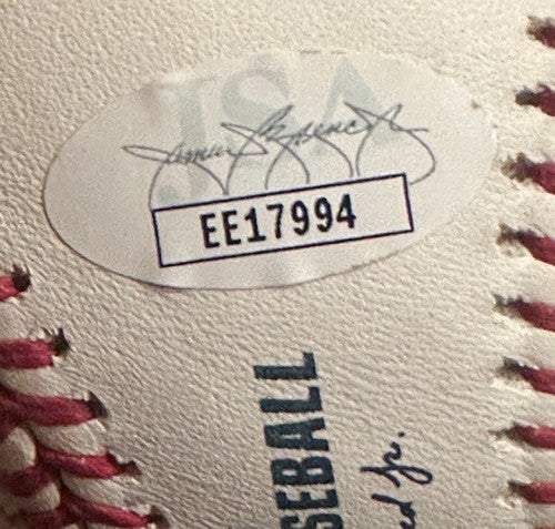 Omar Vizquel Signed Giants 60th Anniversary MLB Logo Baseball 11x GG Auto JSA