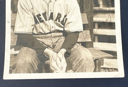 Walter Johnson Hand Signed Original 4x5 Photo Hof Autograph Jsa RARE Loa Coa