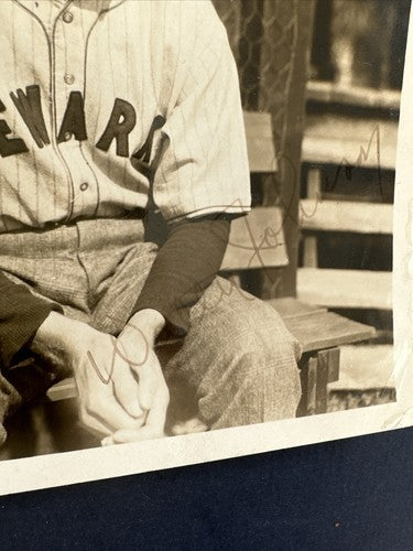 Walter Johnson Hand Signed Original 4x5 Photo Hof Autograph Jsa RARE Loa Coa