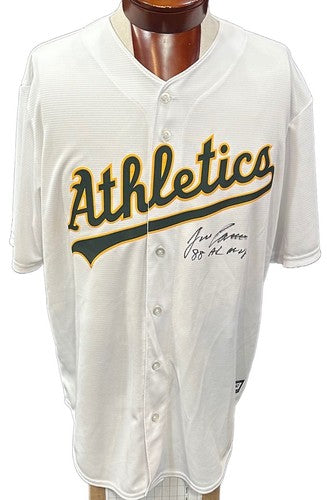 Jose Canseco Signed Majestic Cool Base A’s Jersey 88 AL MVP Auto Schwartz Coa