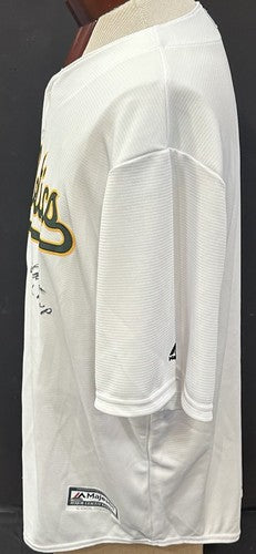 Jose Canseco Signed Majestic Cool Base A’s Jersey 88 AL MVP Auto Schwartz Coa
