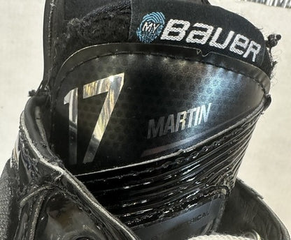 Matt Martin Signed Islanders Bauer Skate Pair Game Used Autograph Steiner COA