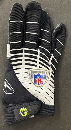 David Harris NY Jets 2007 Game Used NFL Reebok Griptonite Gloves Pair #52 COA