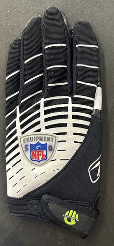 David Harris NY Jets 2007 Game Used NFL Reebok Griptonite Gloves Pair #52 COA