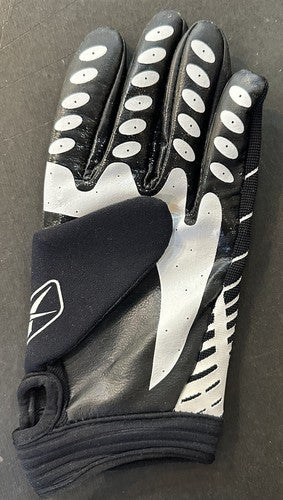 David Harris NY Jets 2007 Game Used NFL Reebok Griptonite Gloves Pair #52 COA