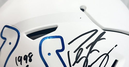 Peyton Manning Signed Speed Flex Colts FS Helmet #1 Pick HOF Auto Fanatics COA
