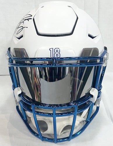 Peyton Manning Signed Speed Flex Colts FS Helmet #1 Pick HOF Auto Fanatics COA