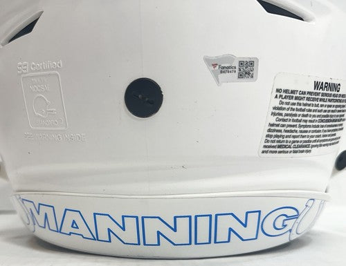 Peyton Manning Signed Speed Flex Colts FS Helmet #1 Pick HOF Auto Fanatics COA
