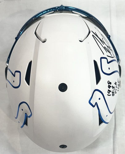 Peyton Manning Signed Speed Flex Colts FS Helmet #1 Pick HOF Auto Fanatics COA
