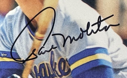 Paul Molitor Signed 8x10 Photo Milwaukee Brewers Mint Autograph SGC COA HOF MLB
