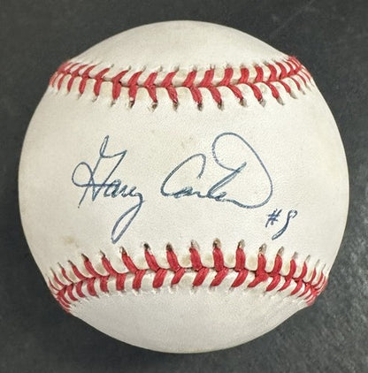 Gary Carter Signed Official NL Baseball Mets Expos #8 Auto PSA COA HOF Catcher