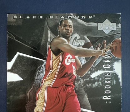 2003-04 Upper Deck 5X7 JUMBO PROMO LeBRON JAMES Black Diamond Rookie Gems Rc