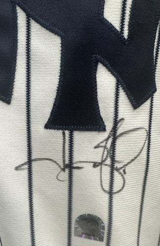Jason Giambi Ny Yankees Signed 2004 Russell Authentic Jersey Autograph MLB COA