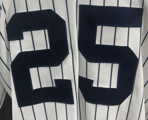 Jason Giambi Ny Yankees Signed 2004 Russell Authentic Jersey Autograph MLB COA