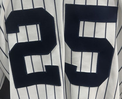 Jason Giambi Ny Yankees Signed 2004 Russell Authentic Jersey Autograph MLB COA