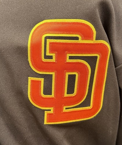 San Diego Padres Throwback Mitchell & Ness Authentic Zip Up Jacket Men’s XL New
