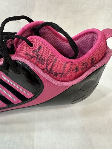 Lito Sheppard Signed Adidas Breast Cancer Game Cleats Pair Jets Auto Sz 13 PSA