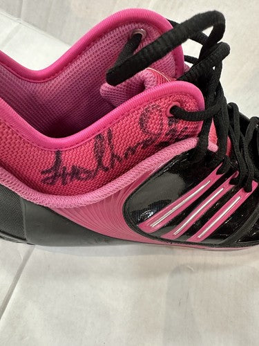 Lito Sheppard Signed Adidas Breast Cancer Game Cleats Pair Jets Auto Sz 13 PSA