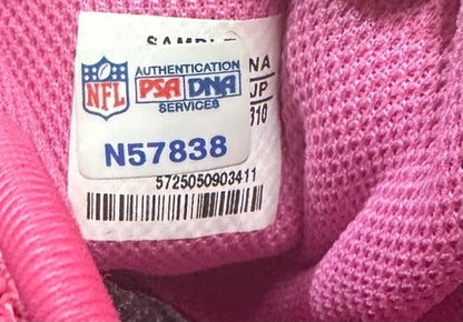 Lito Sheppard Signed Adidas Breast Cancer Game Cleats Pair Jets Auto Sz 13 PSA