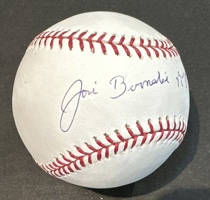 JOSE Bernabe REYES Mets Signed Official Mlb Rookie Full Name Auto Baseball Jsa
