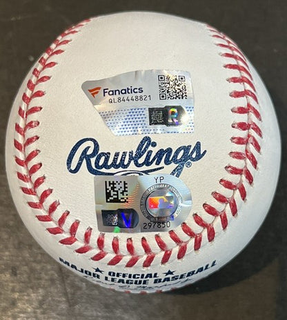 Spencer Jones Signed Official MLB Baseball Yankees Rookie Autograph Fanatics MLB