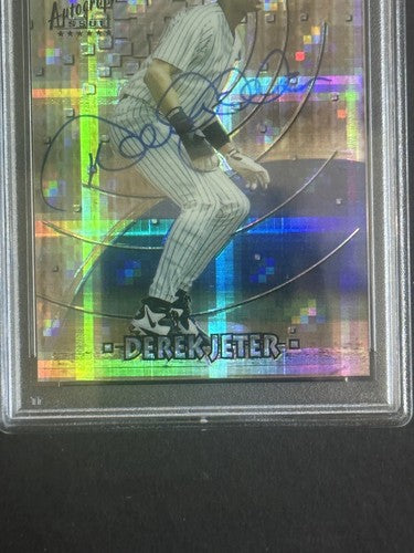 1997 Bowman’s Best Atomic Refractor Derek Jeter #82 Psa 9 & 10 Auto Mint Pop 3
