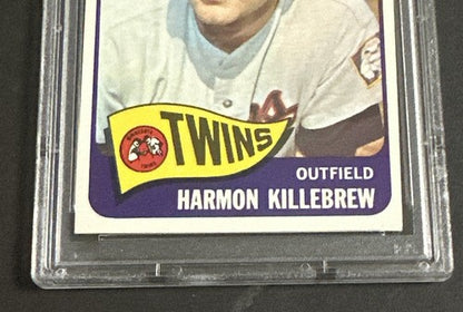 1965 Topps #400 Harmon Killebrew Twins PSA 7 NM Near Mint Centered Sharp Hof
