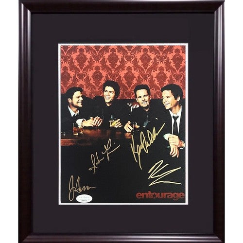 Entourage Cast Signed Framed 8x10 Photo Grenier Dillon Ferrara Connolly Auto JSA