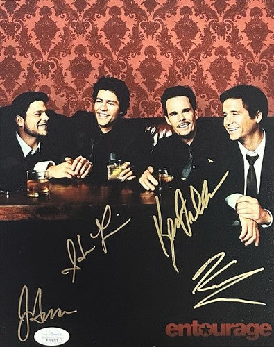 Entourage Cast Signed Framed 8x10 Photo Grenier Dillon Ferrara Connolly Auto JSA