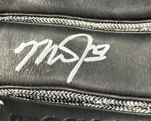 Mike Trout Signed Game Model Rawlings Camo Fielding Glove Auto Fanatics Steiner