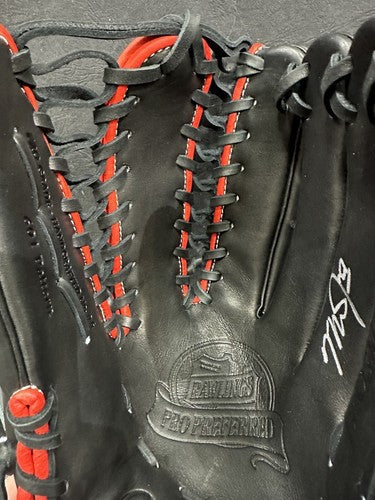 Mike Trout Signed Game Model Rawlings Camo Fielding Glove Auto Fanatics Steiner